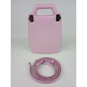 Salvatore Ferragamo Bubble Gum Pink Wanda Patent Leather Mini Bag